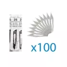 Disposable scalpel blades Scalpel blades Fig. 25, round, 100 pieces