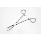 Kelly hemostatic clamp, hemostatic clamp curved