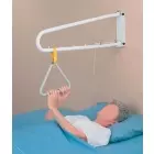 Bed raiser, bed gallows, wall-mounted raising aid with triangular handle