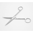 Surgical scissors, pointed/sharp, curved, 16 cm