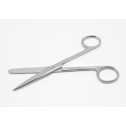 preparation, scissors, pointed/blunt, straight 14 cm