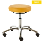 SELLA-MED Laudatio Corona swivel castor stool, permanent load 135 kg, ø 37 cm (Midi)