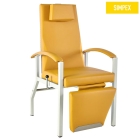 HAEMO-FLEXA Arcus blood collection chair with curved armrest, fixed