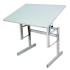 Table de travail et de thérapie assis-debout Möckel ergo S 72 - coins pointus