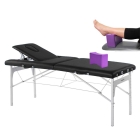 Treatment table, massage table, foldable table, mobile + BodyBlock positioning aid